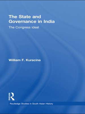 cover image of The State and Governance in India